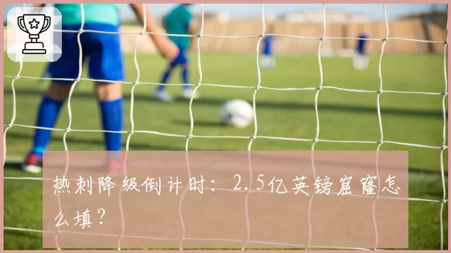 热刺降级倒计时：2.5亿英镑窟窿怎么填？